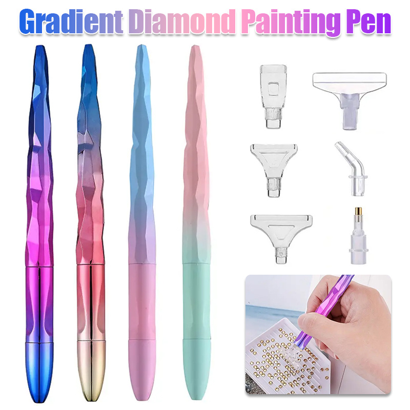 Resin Art Diy - 6 Kalem Uçlu Gradyanlı Elmas Boyama