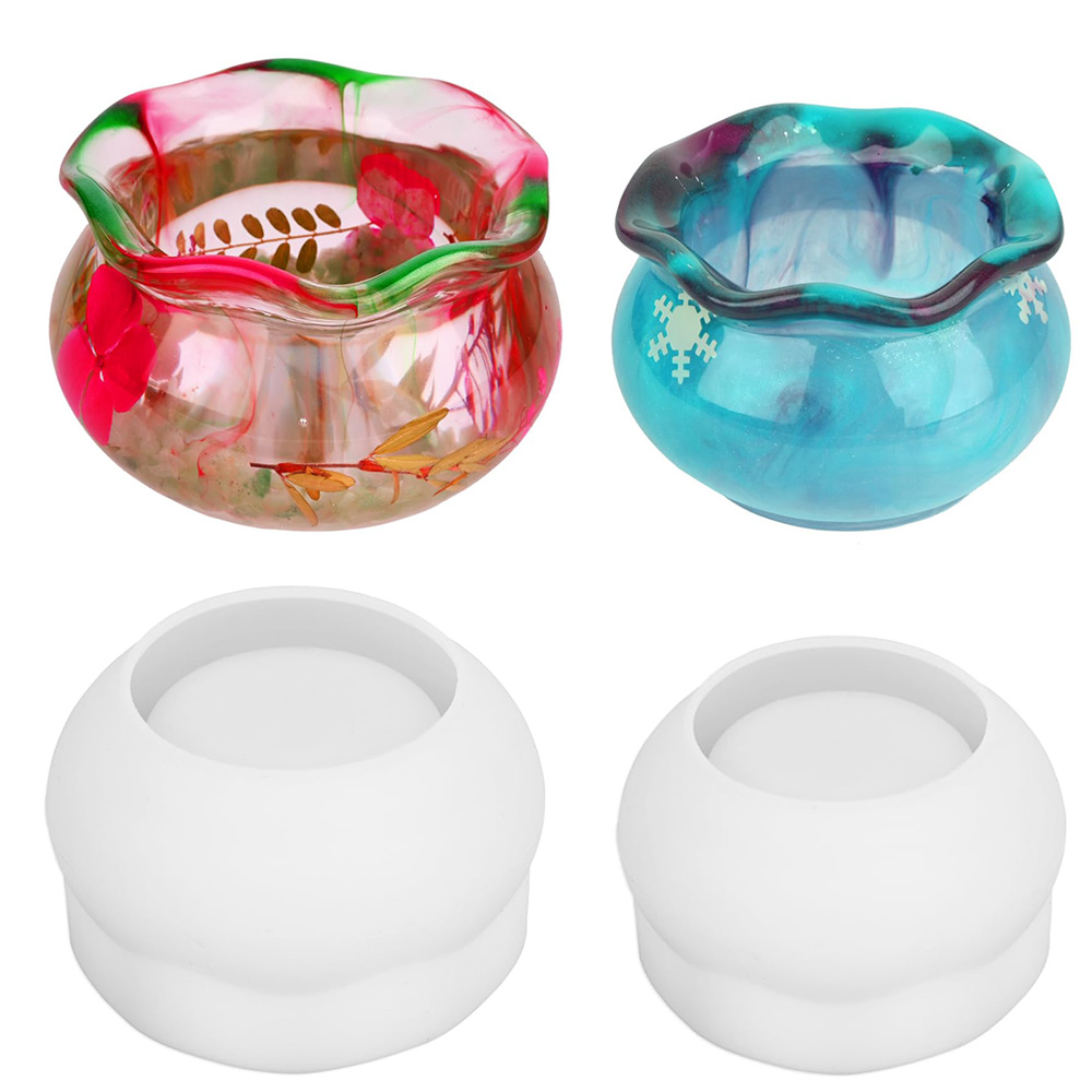 Resin Art Mould - Balık tankı şeklinde Diy reçine tutkal