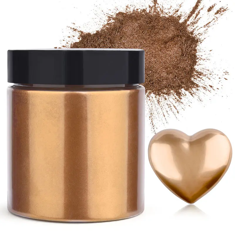 Resin Color Paste - 50g/Şişe Metalik Sim Tozu Altın Gümüş