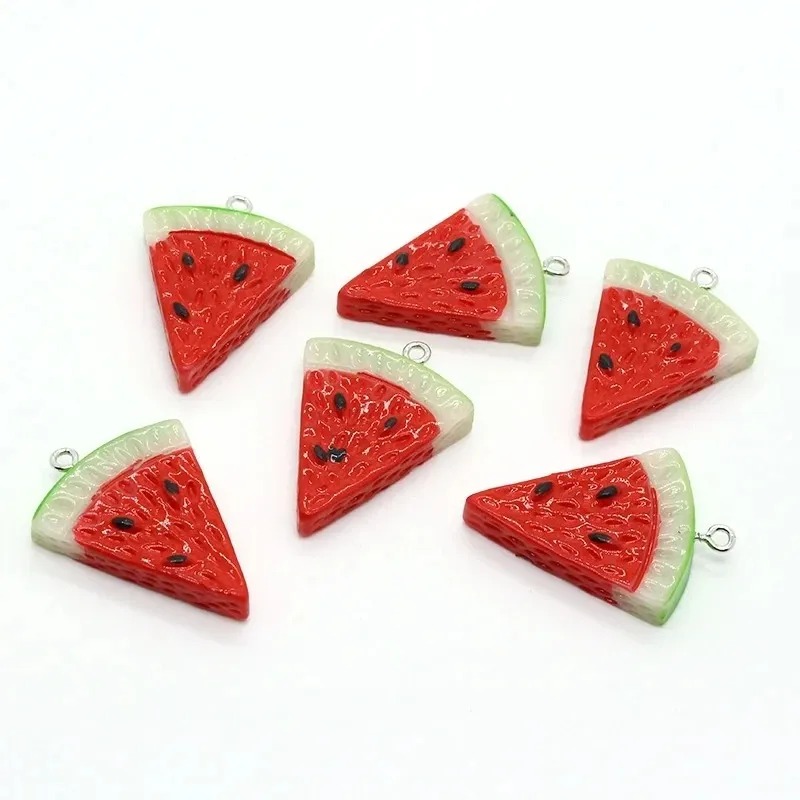Resin Art Notes - 10 adet çift taraflı üçgen karpuz
