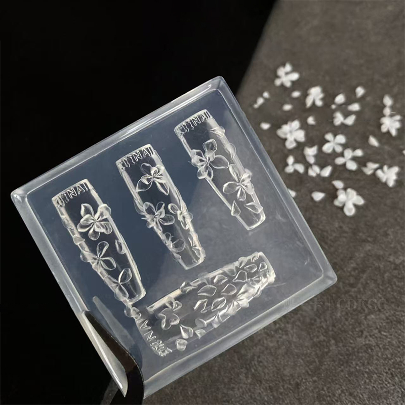Resin Art Templates Free - 【O】3D Çiçekler Tırnak Kalıbı DIY Silikon