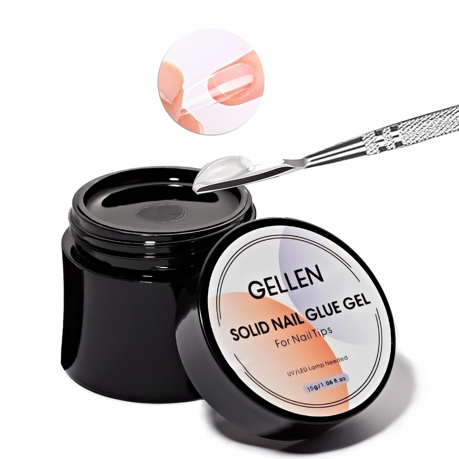 Resin Color Paste - GELLEN Tırnak Katı Yapıştırıcı Şeffaf Güçlendirici