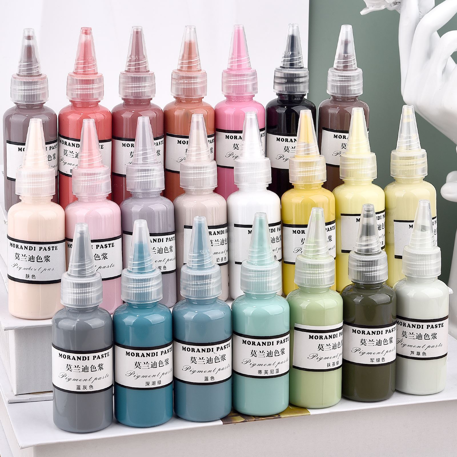 Resin Color Paste - Morandi Renkler Sıvı Reçine Pigmentler Epoksi