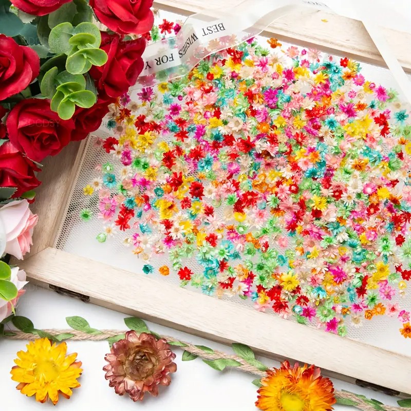 Resin Art Earrings Design - El Sanatları için Klasik Yapay Çiçek