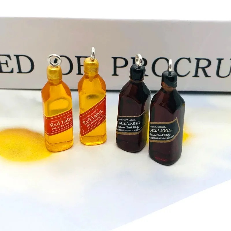Resin Art Notes - 10 adet minik şarap barı şişe
