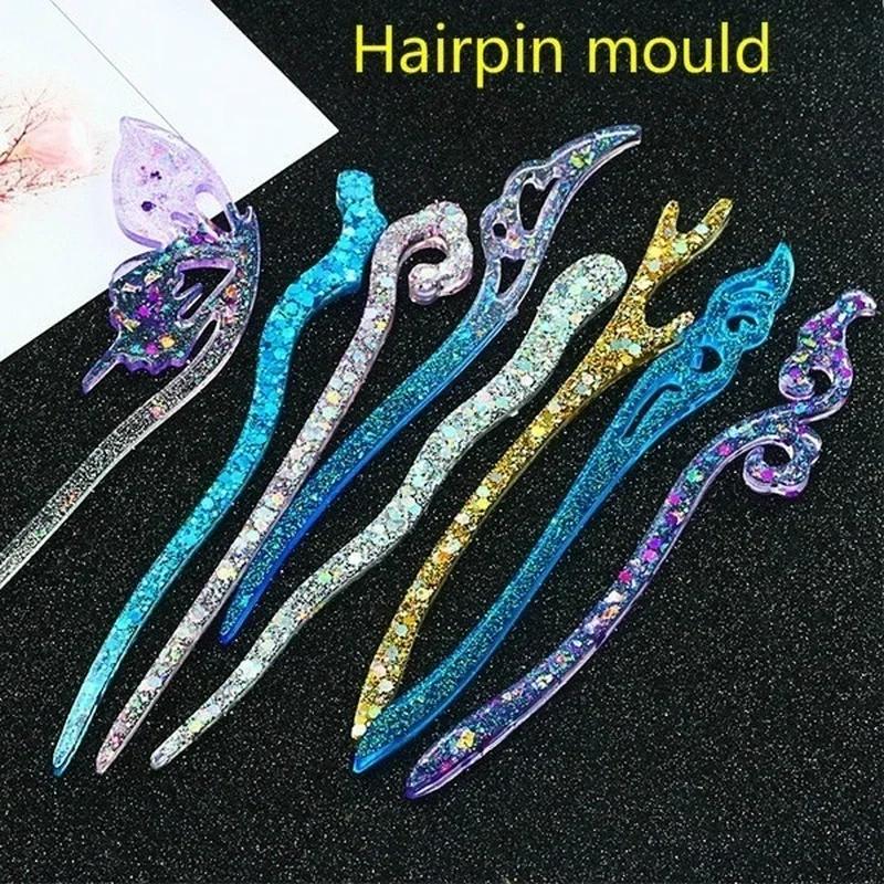 Resin Art Diy - Yeni Şeffaf Saç Tokası Silikon Özel