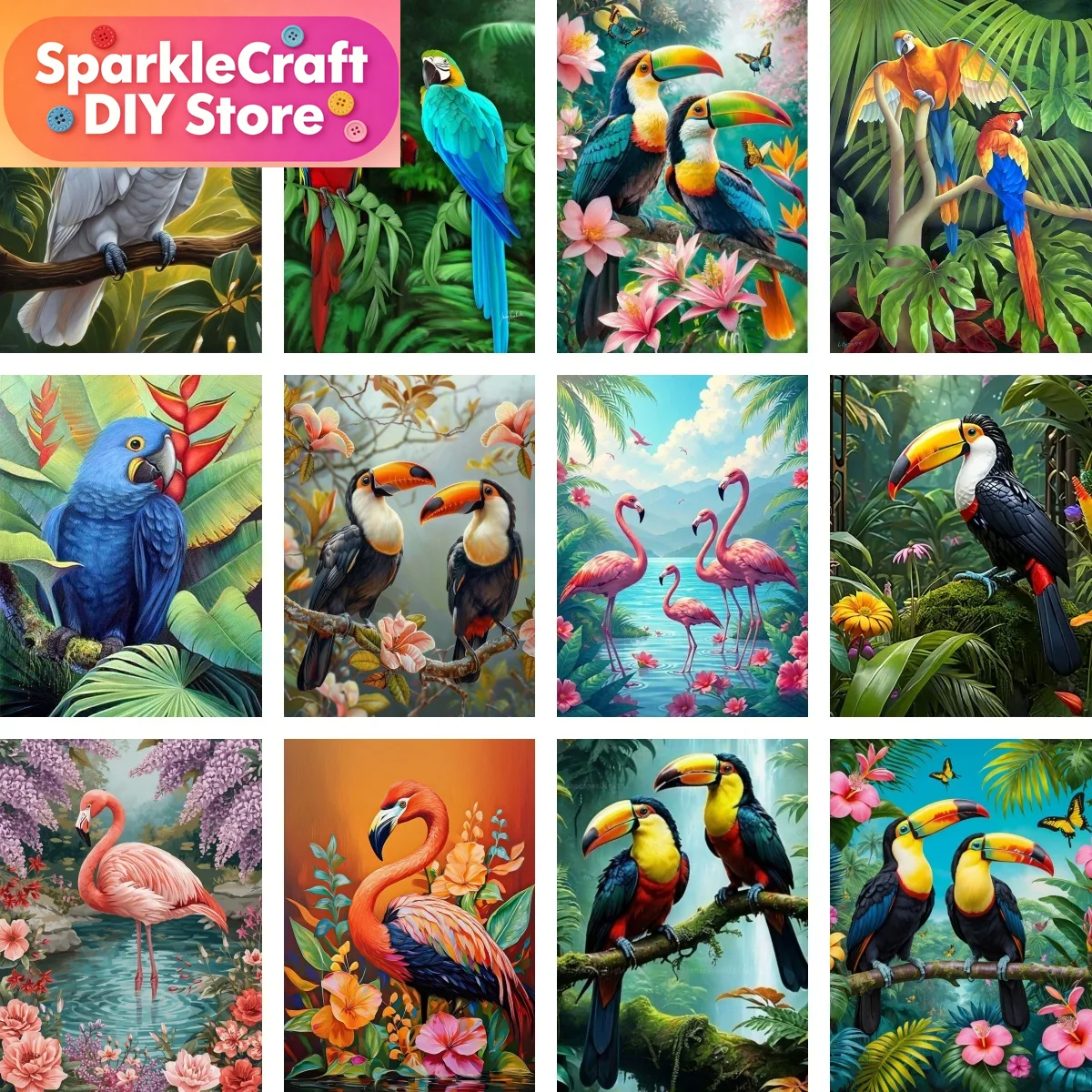 Resin Art Diy - 1 adet çerçevesiz Çapraz Dikiş Elmas