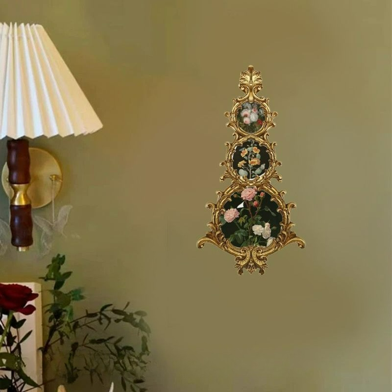 Resin Art Foto - Avrupa Retro Oymalı Reçine Fotoğraf Çerçevesi