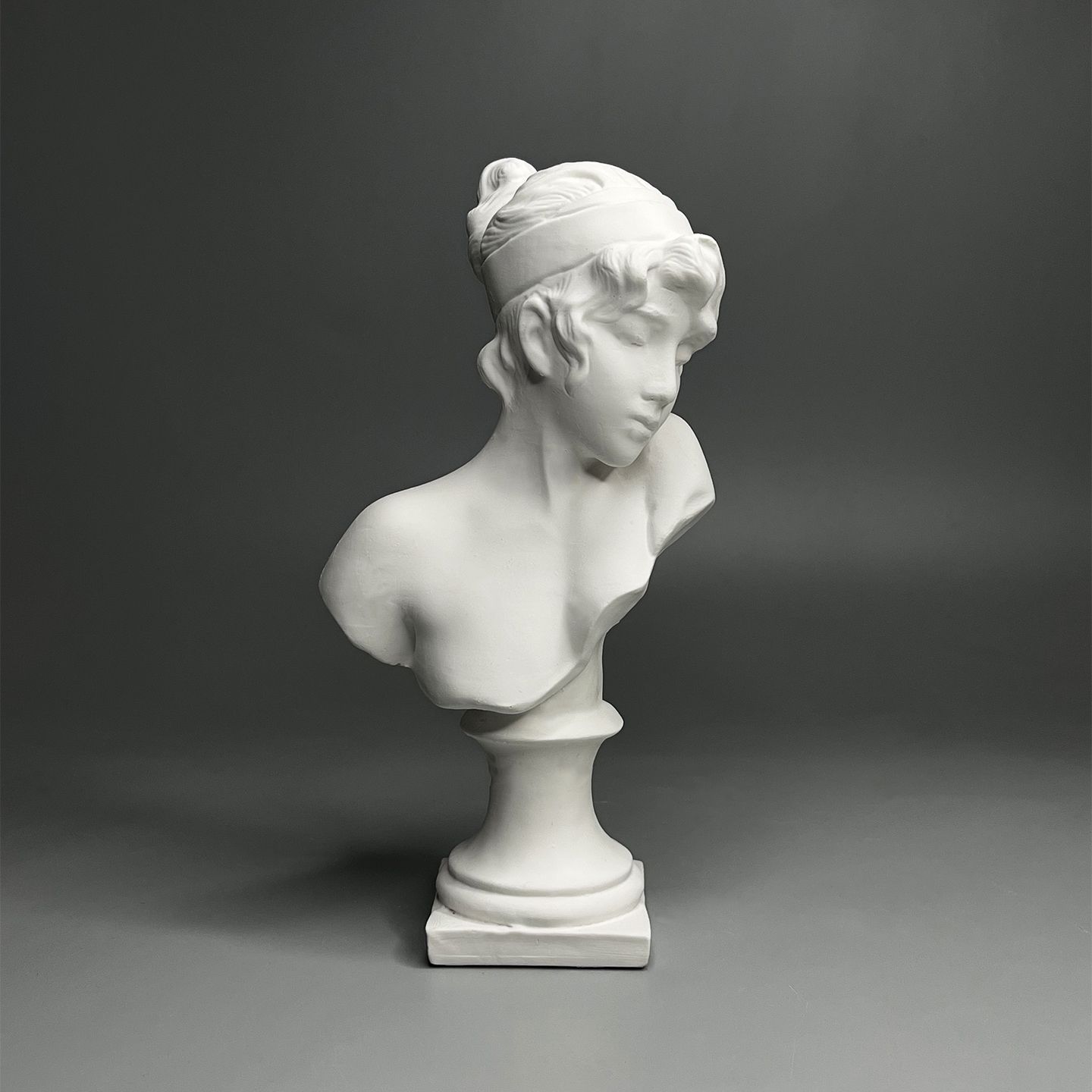 Resin Art Aesthetic - Yunan Sappho Büstü Heykeli Reçine Alçı
