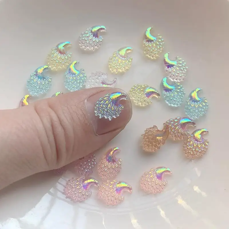 Resin Art Earrings Design - 50 adet/grup 8*12mm takı aksesuarları reçine