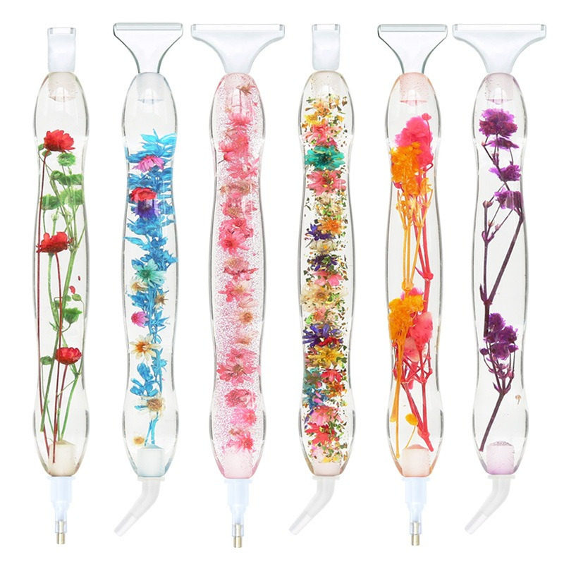 Resin Art Flowers - 1 takım Çiçek Tasarımlı Reçine 5D
