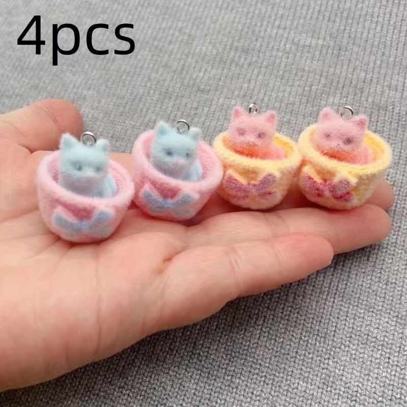 4 adet 3D peluş reçine kedi ko - Resin Art Notes incelemesi ve fiyatı