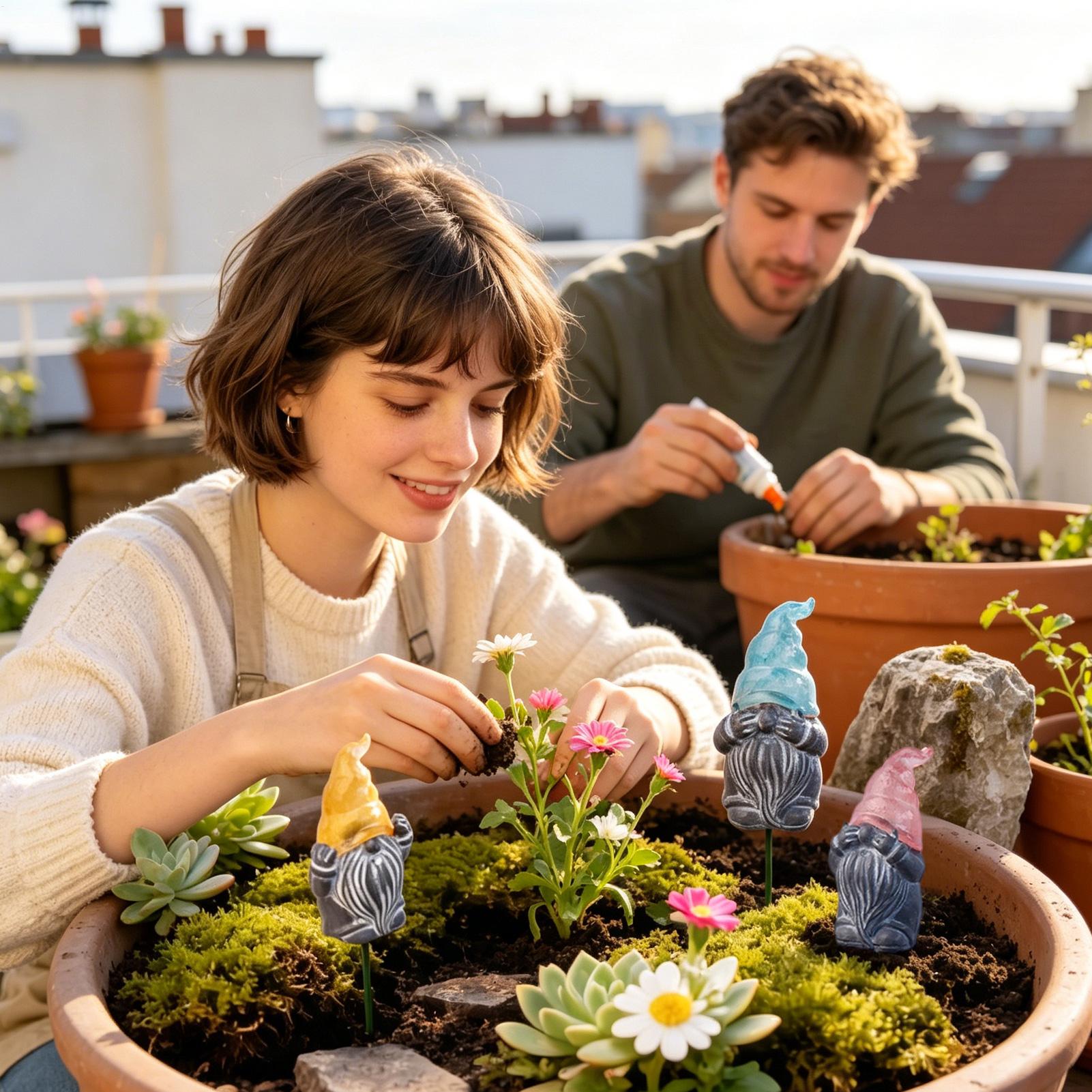 Dekoratif Bahçe Kazıkları 3 Pa - Resin Art Flowers incelemesi ve fiyatı