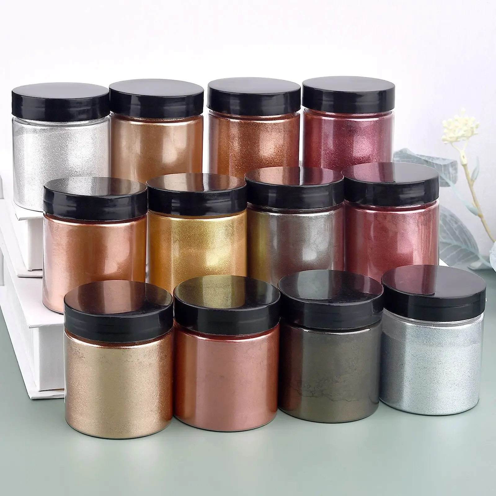 50g/Şişe Metalik Sim Tozu Altı - Resin Color Paste incelemesi ve fiyatı