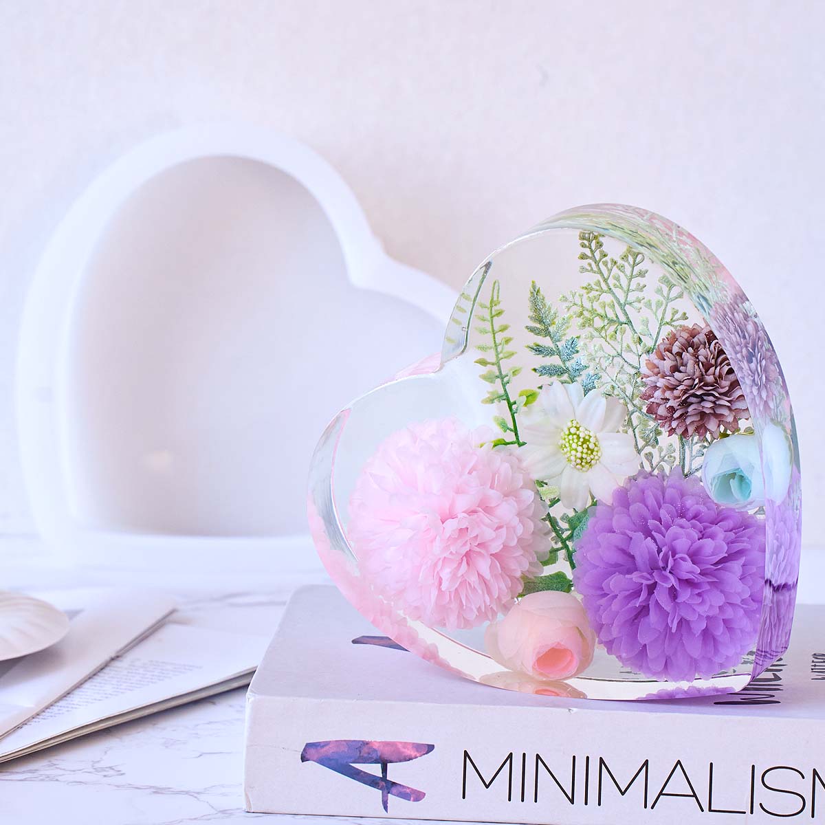 Büyük Aşk silikon kalıp DIY Ka - Resin Art Heart incelemesi ve fiyatı