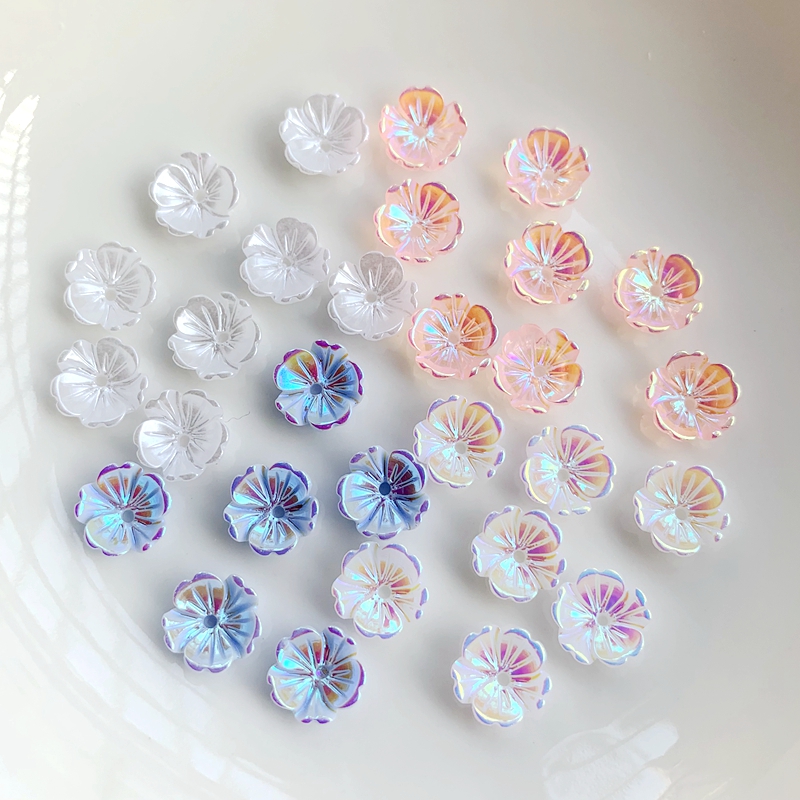 Çiçekler 8mm Küpe takı aksesua - Resin Art Earrings Design incelemesi ve fiyatı