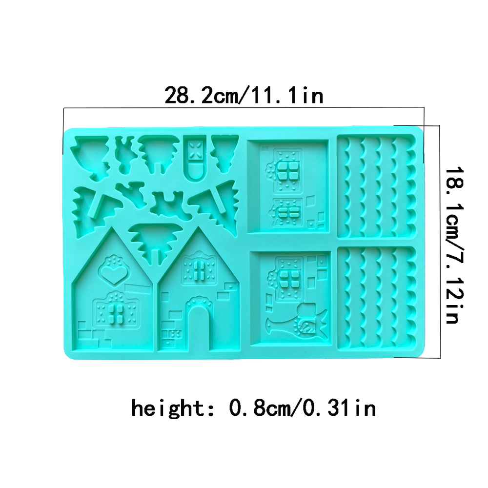 1 adet Noel Evi Çikolata Silik - Silicone Mold Ocean incelemesi ve fiyatı