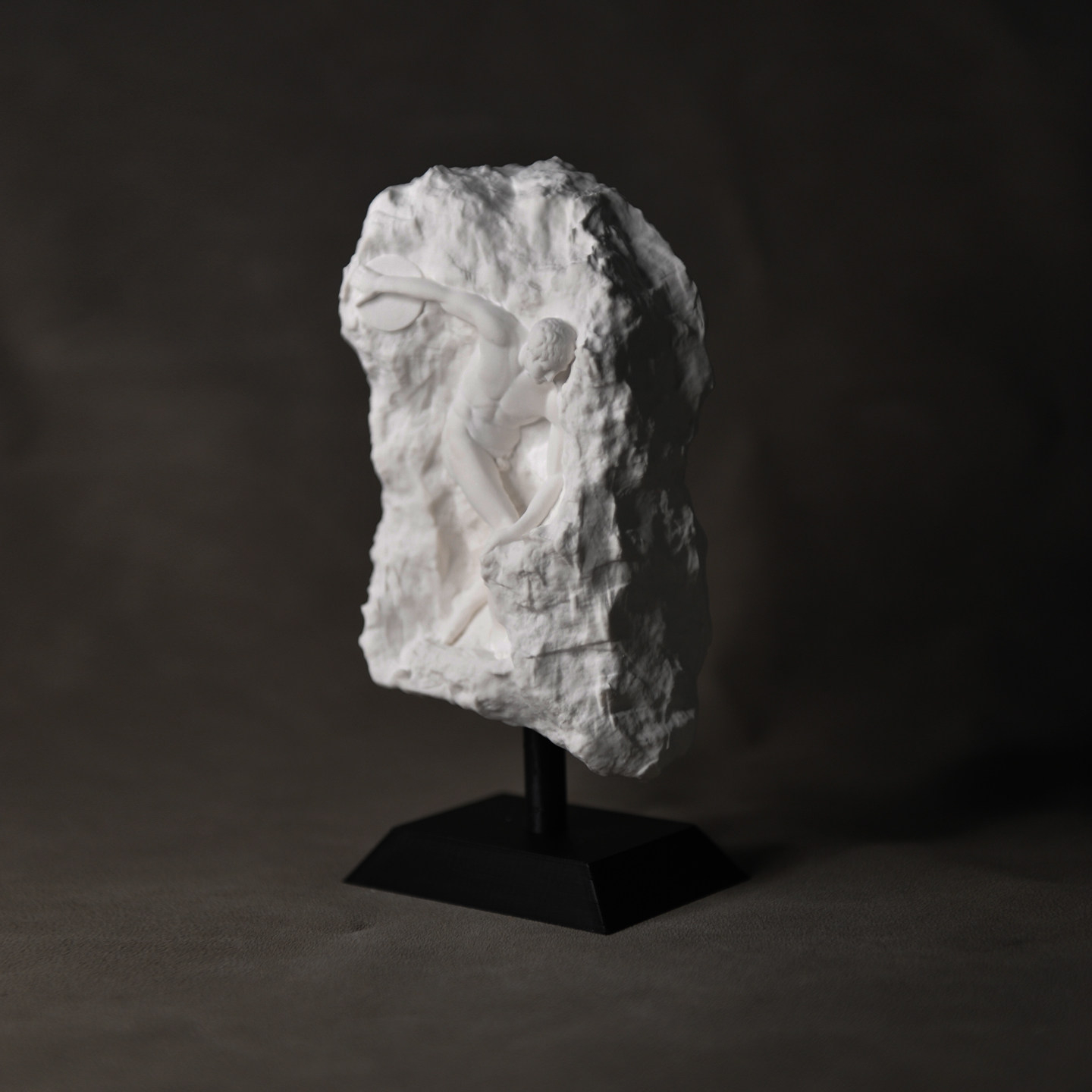 Yunan Discobolus Heykeli Alçı  - Resin Art Aesthetic incelemesi ve fiyatı