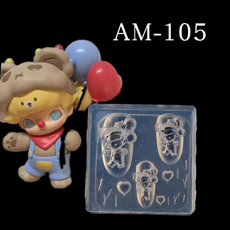 3D Tırnak Şablonları Sevimli K - Resin Art Templates Free incelemesi ve fiyatı