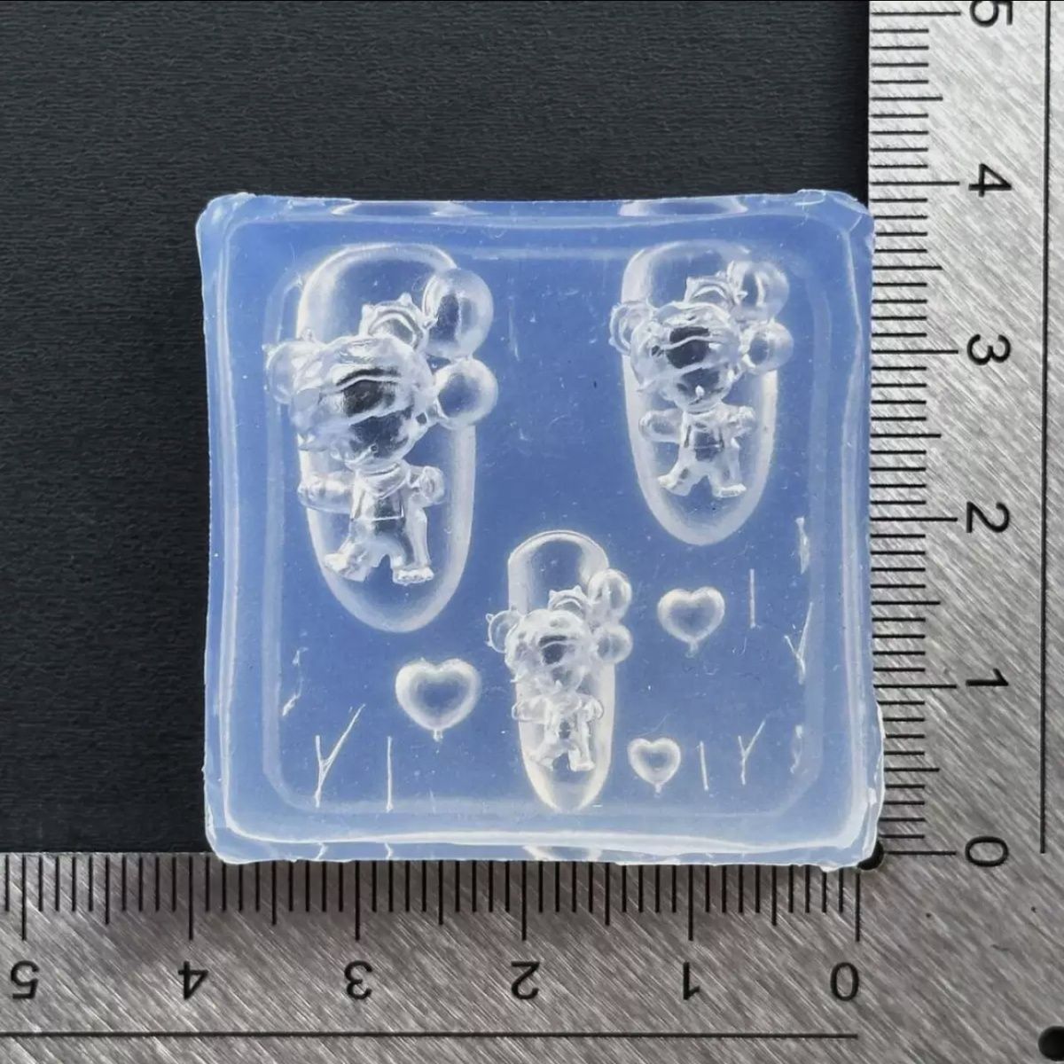 3D Tırnak Şablonları Sevimli K - Resin Art Templates Free incelemesi ve fiyatı