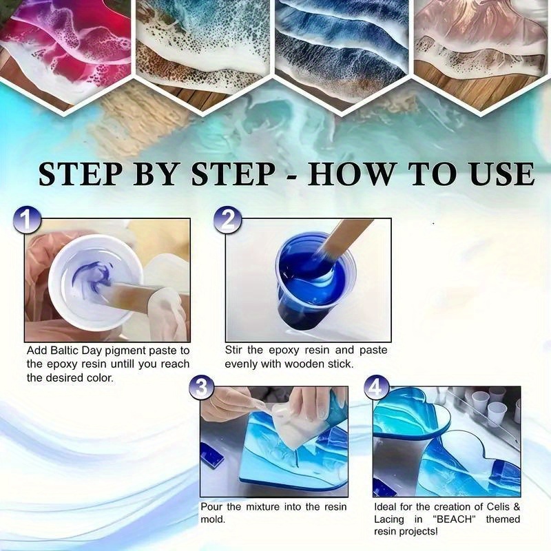 24 Renk/8 Renk 5 Gram 0. Farkl - Resin Color Paste incelemesi ve fiyatı