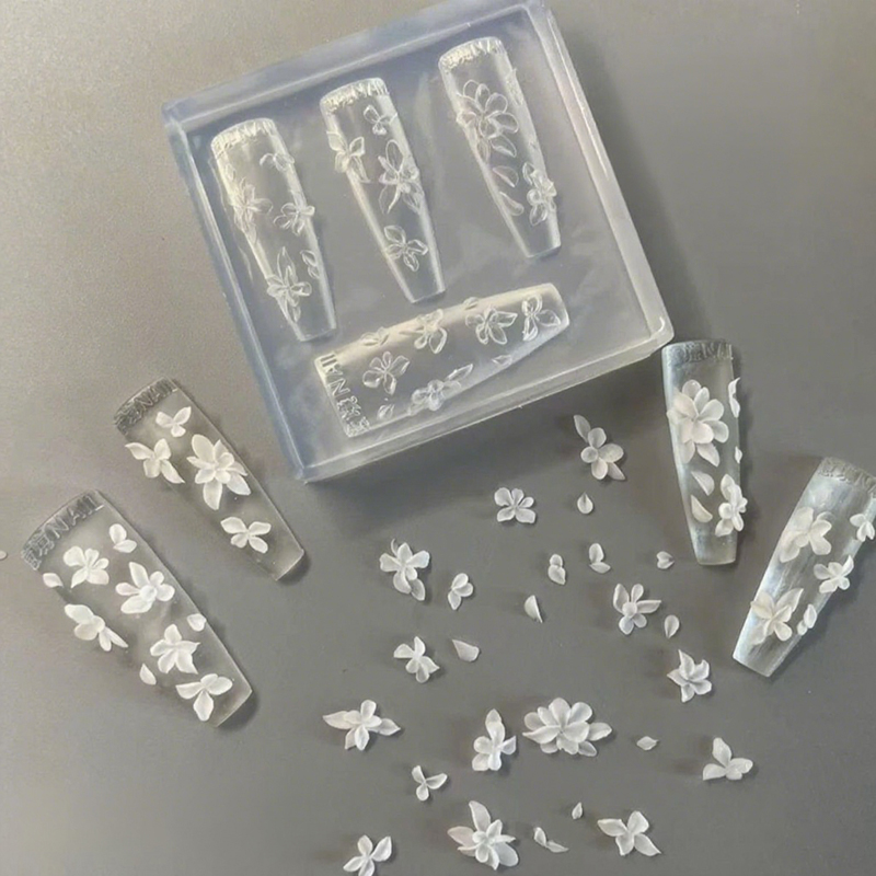 [J] 3D Çiçekler Tırnak Kalıbı  - Resin Art Templates Free incelemesi ve fiyatı