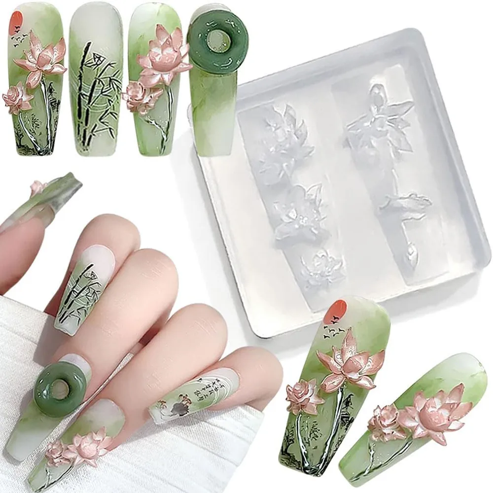 3D dikenler Tırnak Tasarım Sil - Resin Art Templates Free incelemesi ve fiyatı