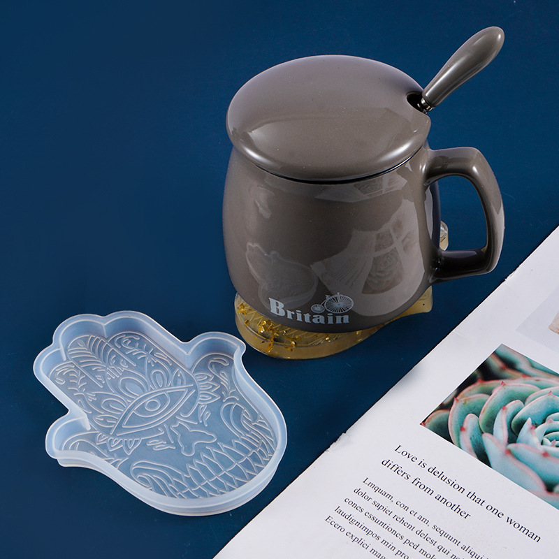 1 adet DIY Coaster el Fatima y - Resin Art Mould incelemesi ve fiyatı