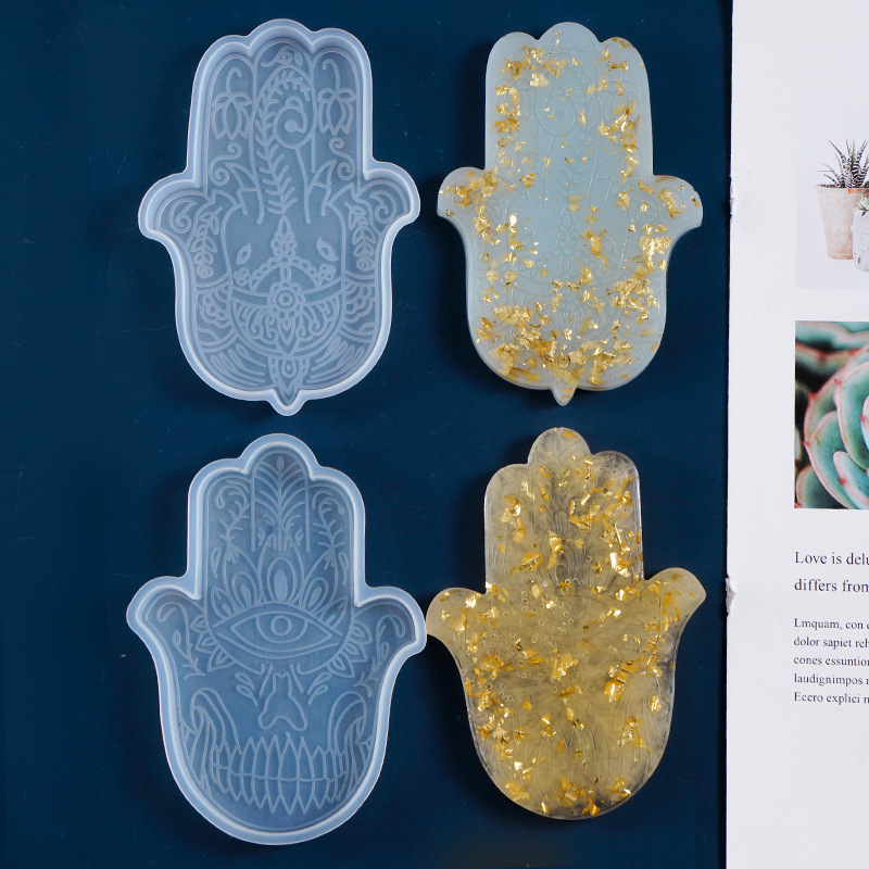 1 adet DIY Coaster el Fatima y - Resin Art Mould incelemesi ve fiyatı
