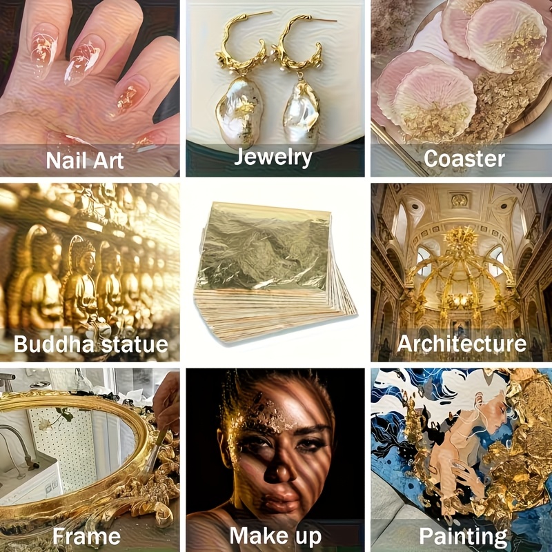 100 Adet İmitasyon Altın Folyo - Resin Art For Anniversary Gift incelemesi ve fiyatı