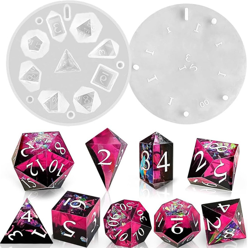 DIY DND Keskin Kenar Zar Silik - Resin Art Mould incelemesi ve fiyatı