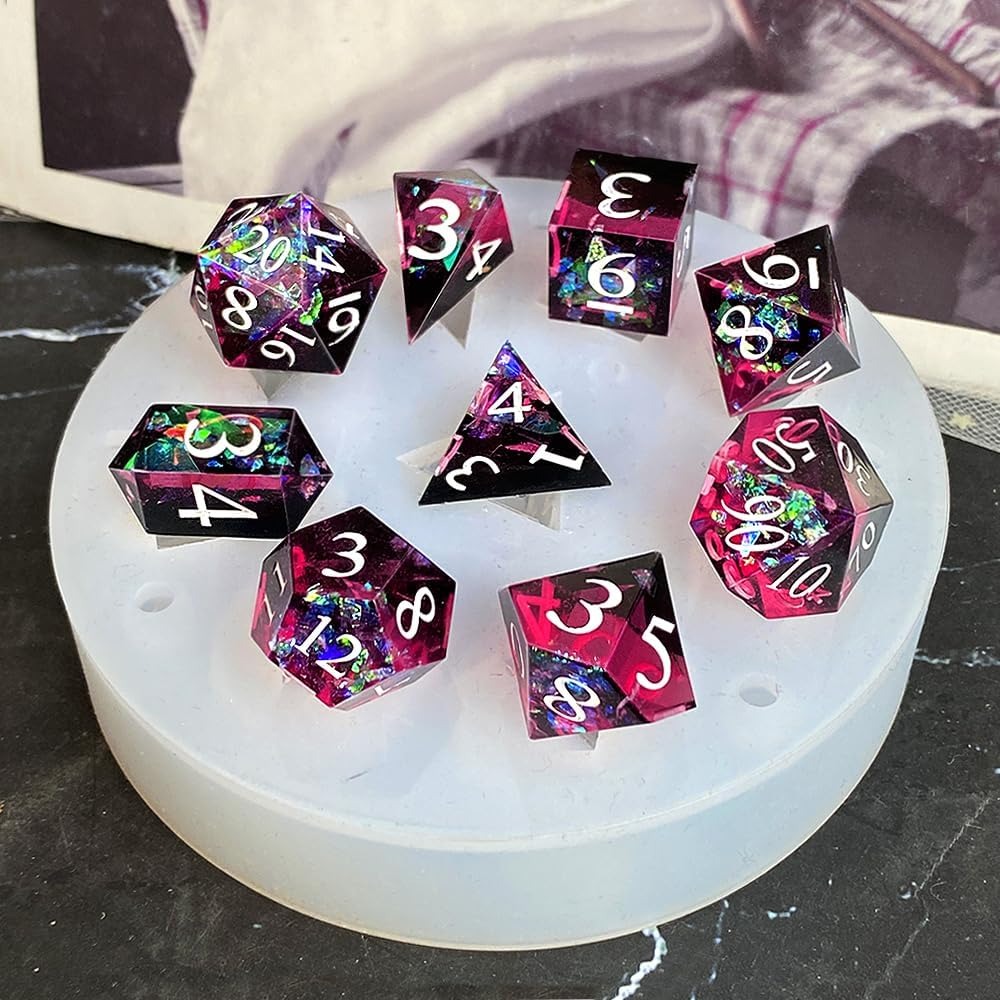 DIY DND Keskin Kenar Zar Silik - Resin Art Mould incelemesi ve fiyatı