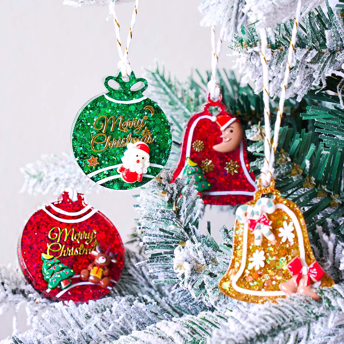 Noel Etiketi Kolye silikon kal - Resin Art Mould incelemesi ve fiyatı