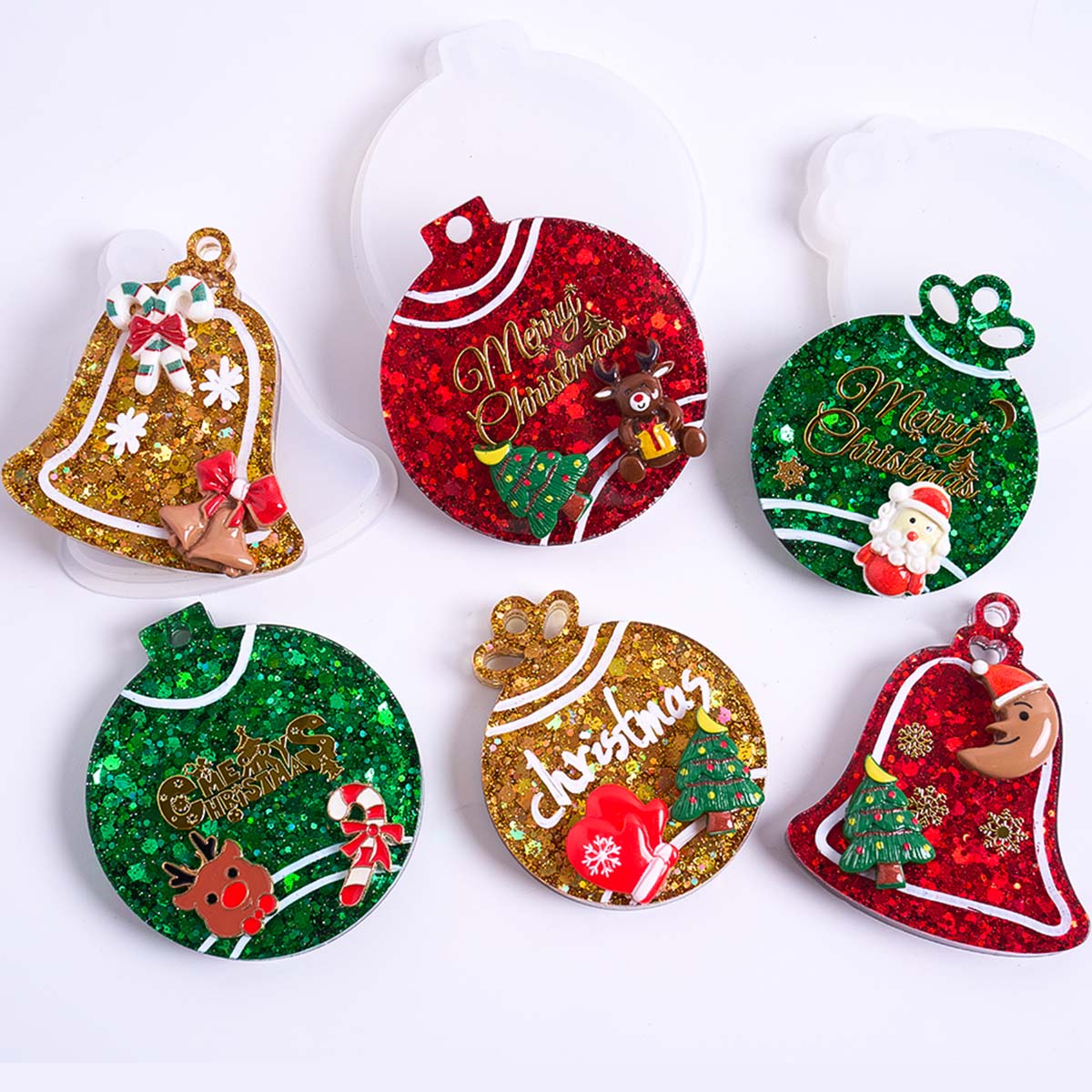 Noel Etiketi Kolye silikon kal - Resin Art Mould incelemesi ve fiyatı