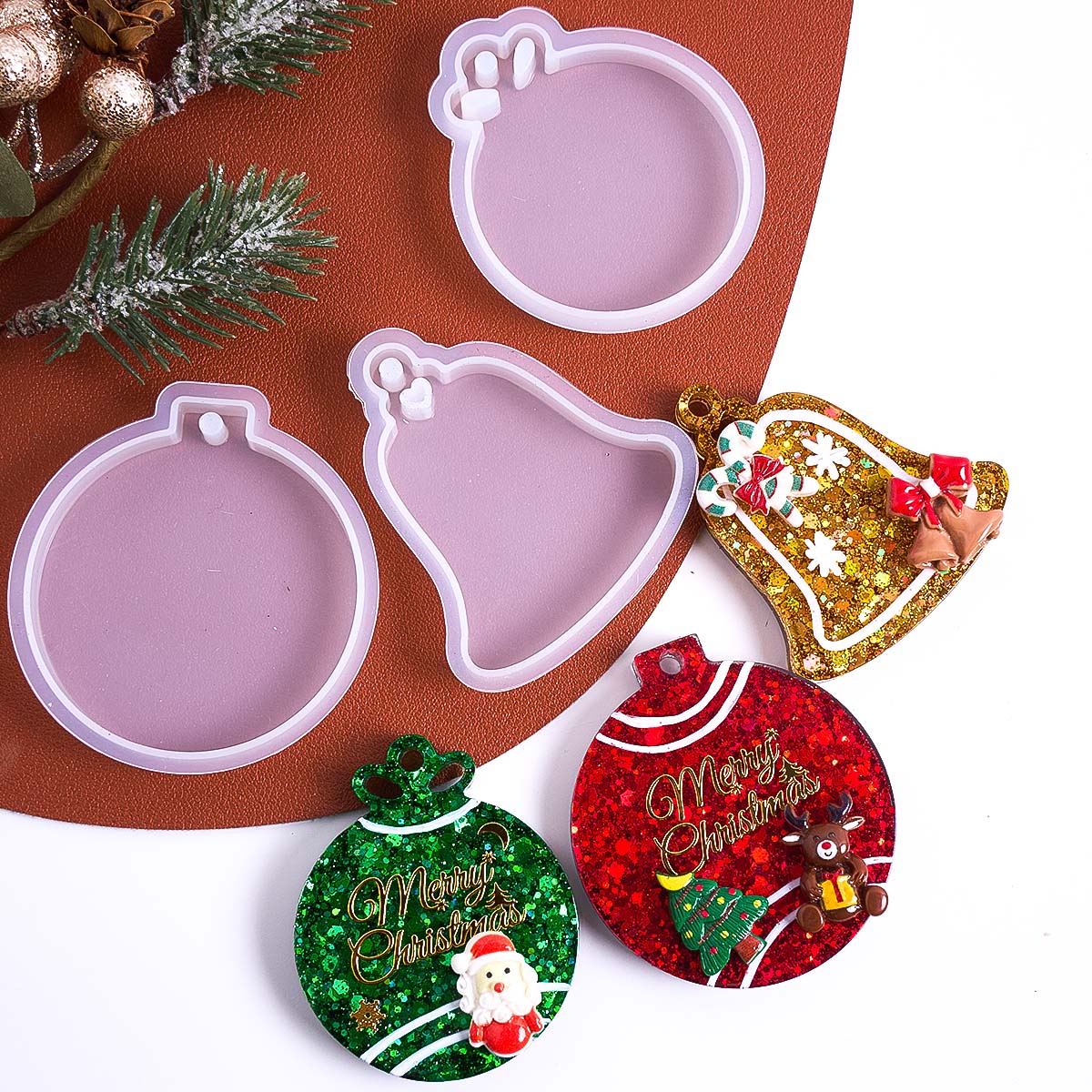 Noel Etiketi Kolye silikon kal - Resin Art Mould incelemesi ve fiyatı