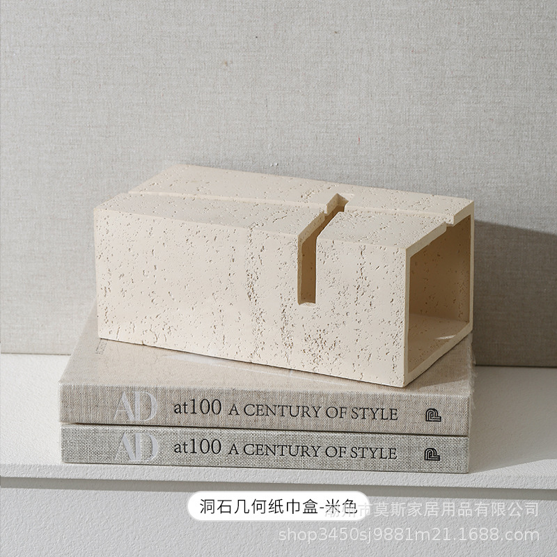 Lüks Geometrik Taş Mendil Kutu - Resin Art Aesthetic incelemesi ve fiyatı