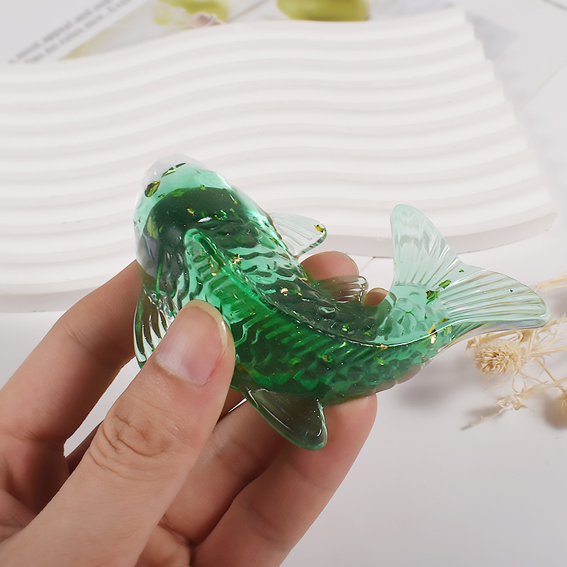 3D Koi Balık Şekilli Epoksi Re - Silicone Mold Ocean incelemesi ve fiyatı