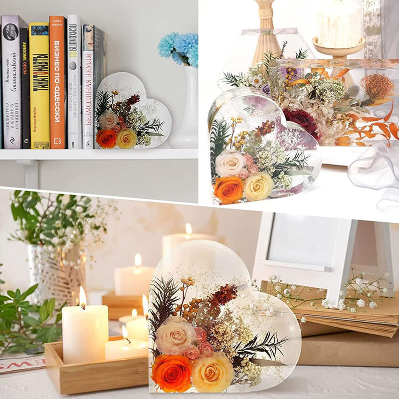 Büyük Kalp Epoksi Reçine Kalıp - Resin Art Heart incelemesi ve fiyatı