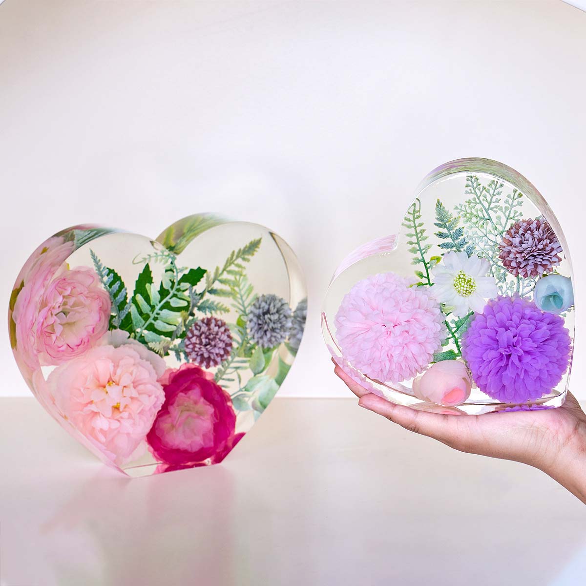 Kalp Altıgen Süsleme Kitap Ayr - Resin Art Heart incelemesi ve fiyatı