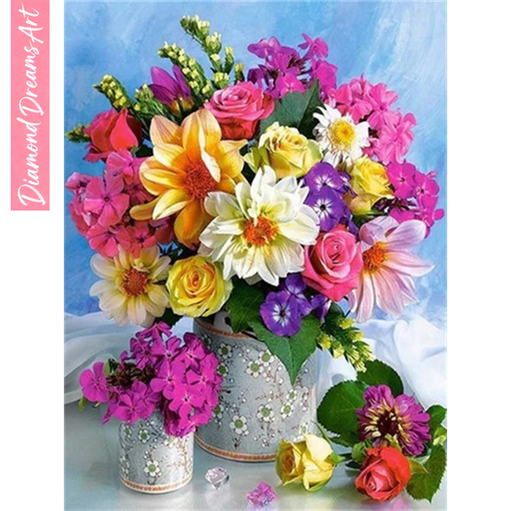 Tam Elmas Mozaik Çiçek 5D Elma - Resin Art Flowers incelemesi ve fiyatı