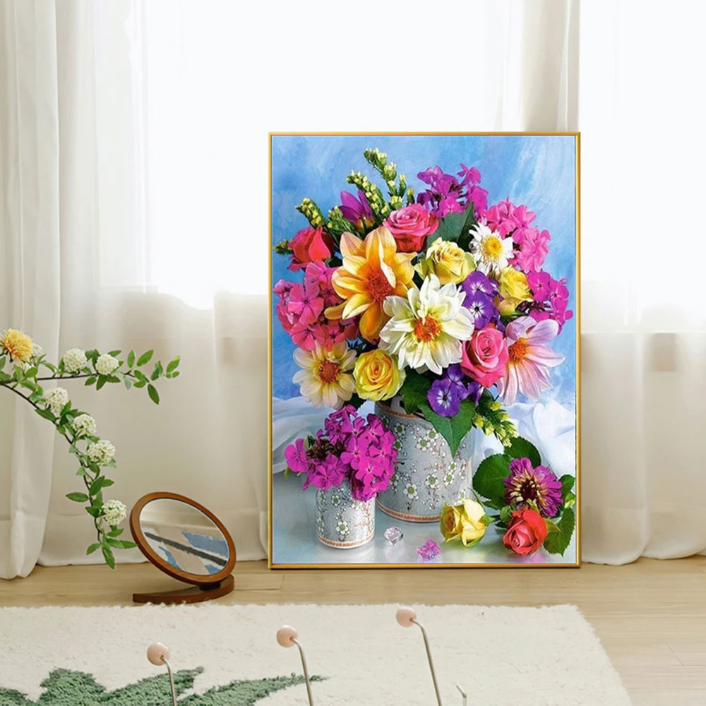 Tam Elmas Mozaik Çiçek 5D Elma - Resin Art Flowers incelemesi ve fiyatı