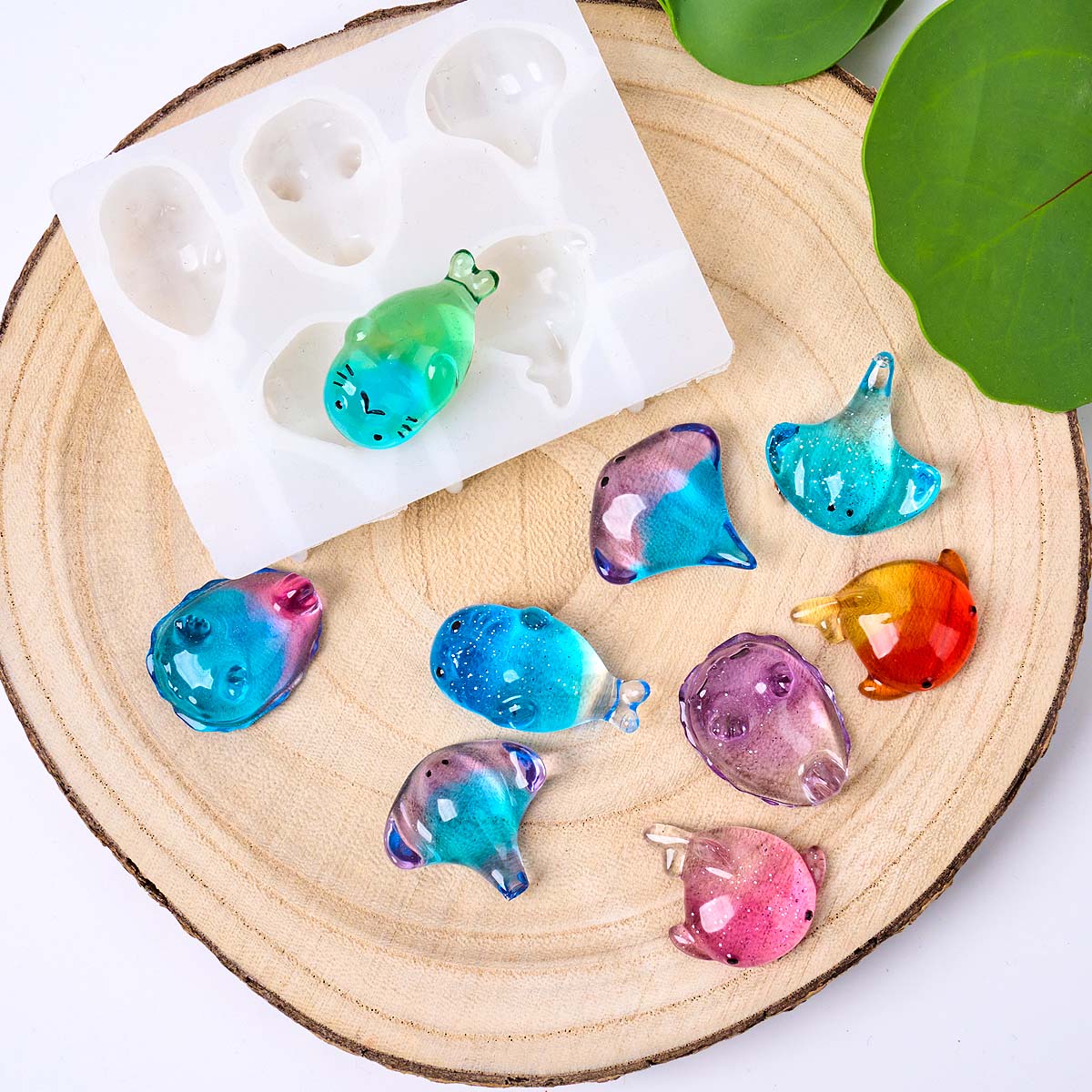 3D Şifalı Kawaii Manta Ray Bal - Silicone Mold Ocean incelemesi ve fiyatı