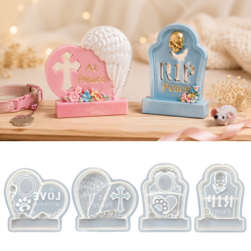 S0304 Kalp Şeklinde Mezar Taşı - Resin Art Heart incelemesi ve fiyatı