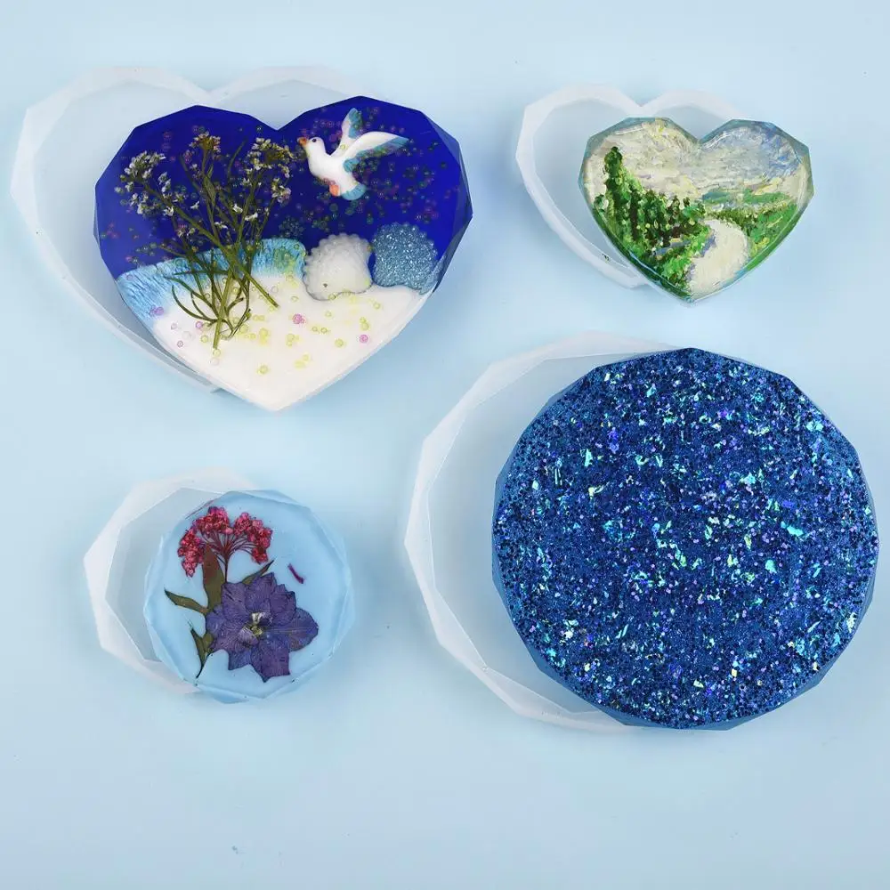Reçine Coaster Silikon Kalıp D - Resin Art Heart incelemesi ve fiyatı