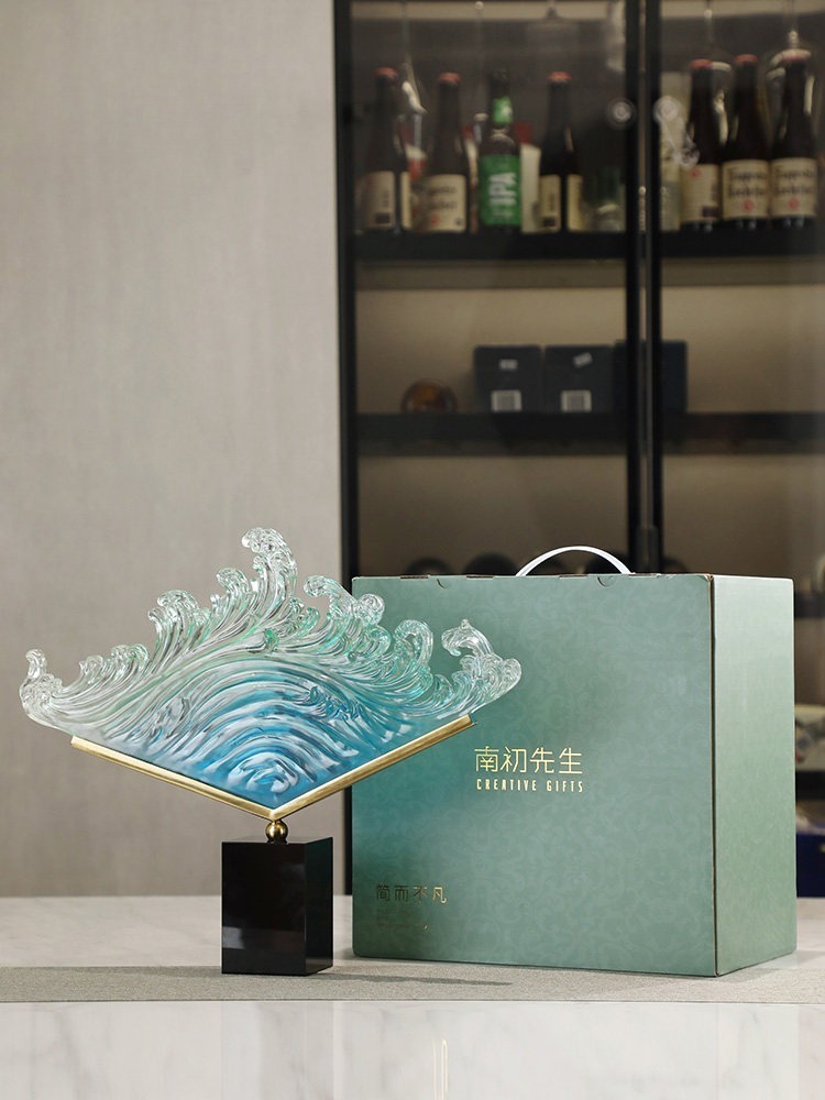Şeffaf Gradyanlı Okyanus Dalga - Resin Art For Anniversary Gift incelemesi ve fiyatı