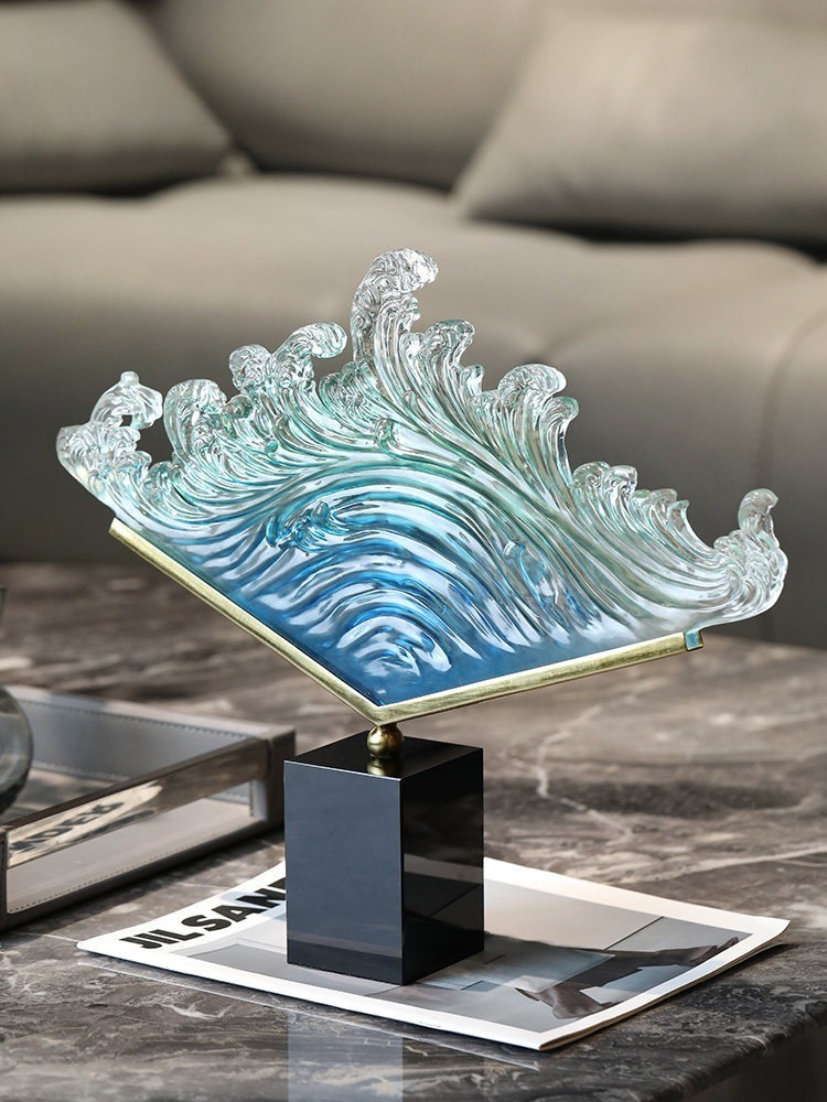 Şeffaf Gradyanlı Okyanus Dalga - Resin Art For Anniversary Gift incelemesi ve fiyatı