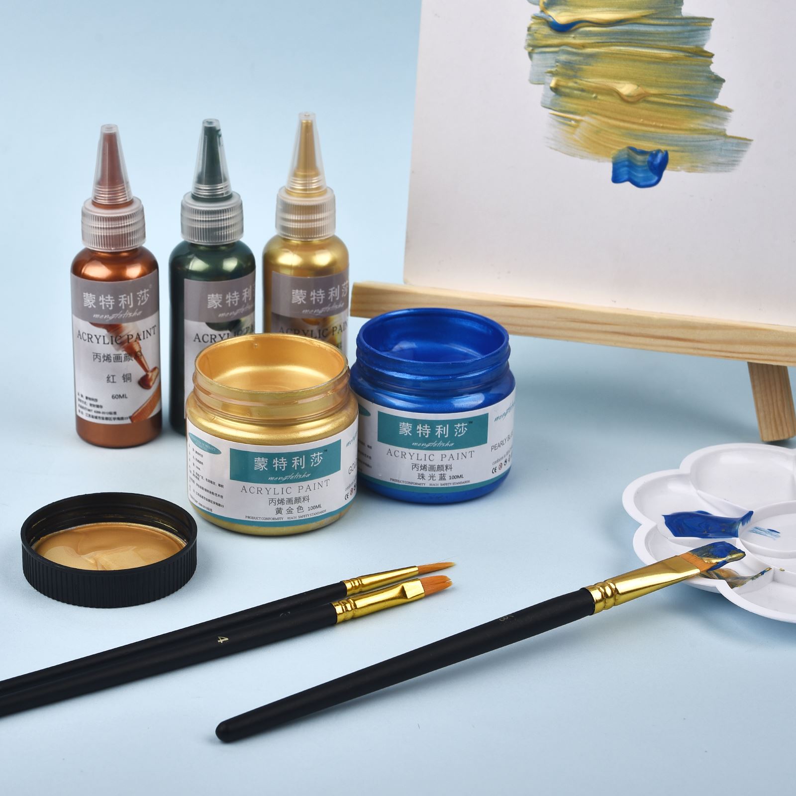 7 renk 60ml/şişe metalik pearl - Resin Color Paste incelemesi ve fiyatı