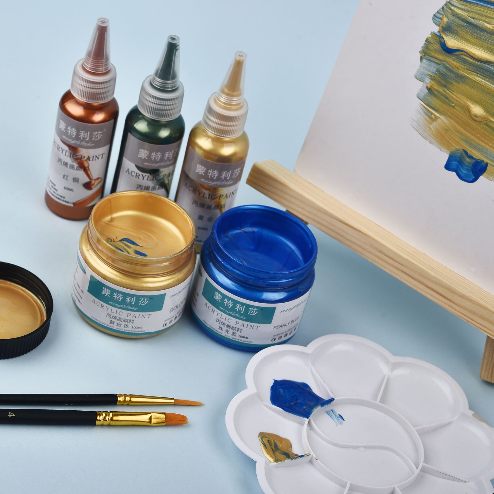 7 renk 60ml/şişe metalik pearl - Resin Color Paste incelemesi ve fiyatı