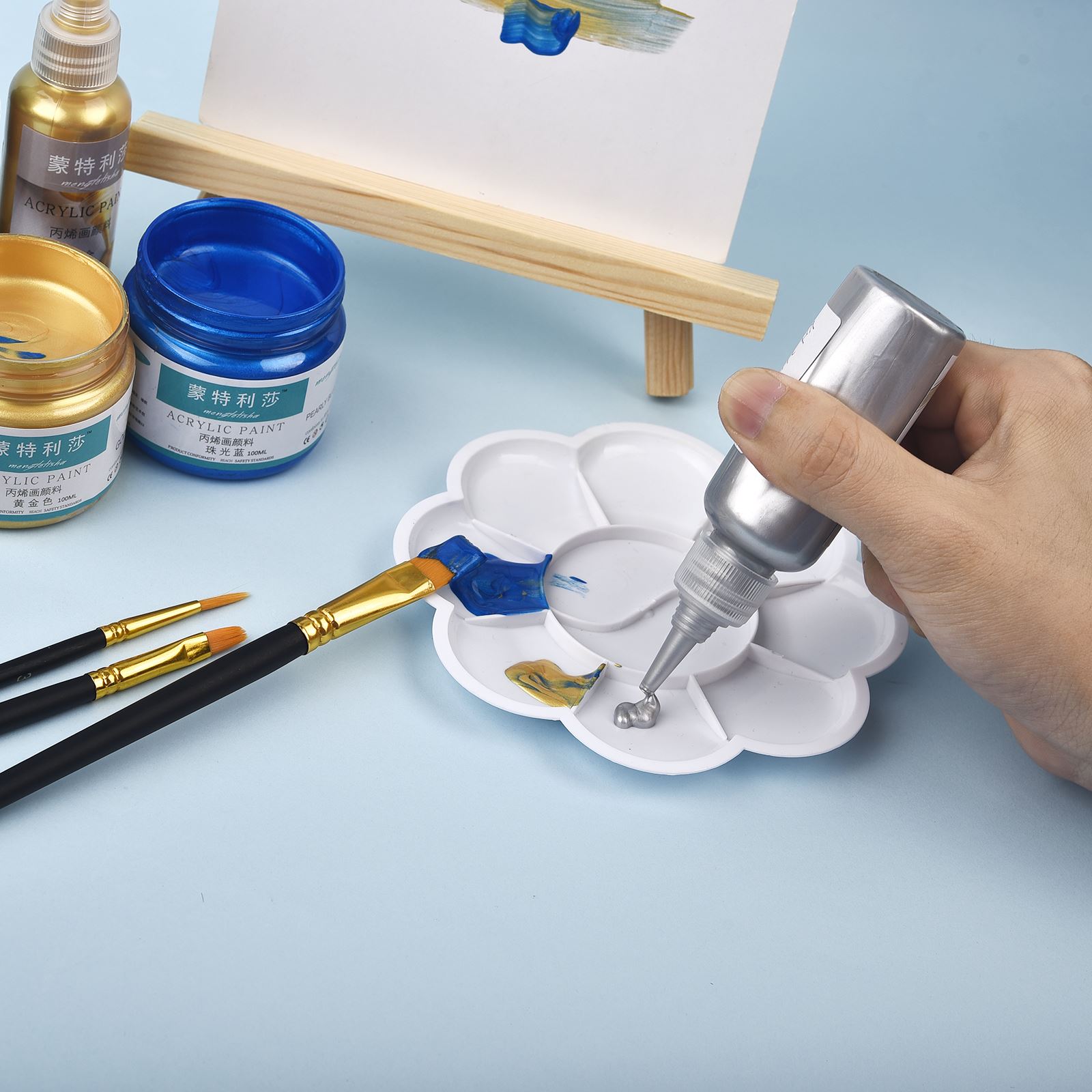 7 renk 60ml/şişe metalik pearl - Resin Color Paste incelemesi ve fiyatı