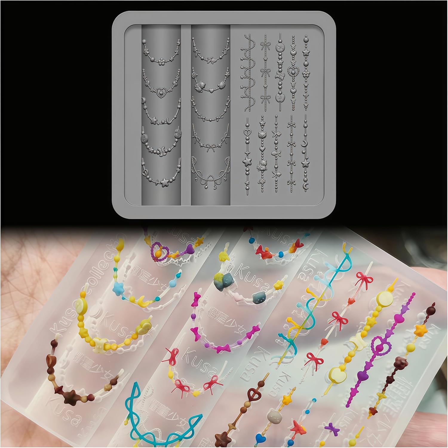 3D Boncuk Kolye Jel Tırnak San - Resin Art Templates Free incelemesi ve fiyatı